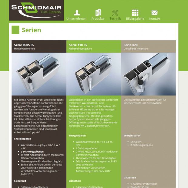 Schmidmair Tür-Design Technology