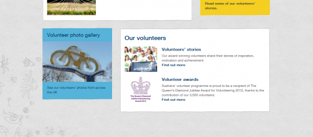 Sustrans Volunteering page