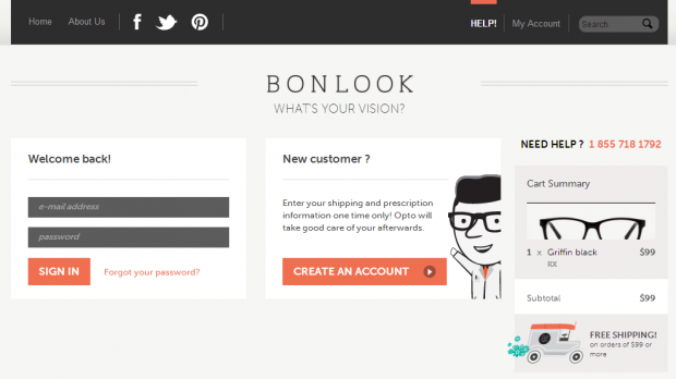 Checkout Page