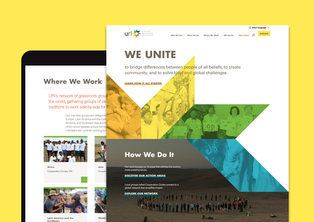 URI.org Responsive Home Page