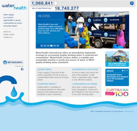 WaterHealth International offers an immediately deployable strategy for processing healthy drinking water in underserved communities.