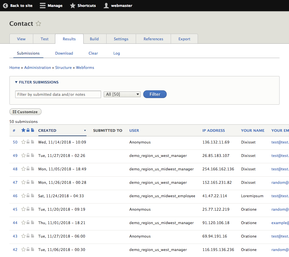 drupal 8 webform drupal 8 webform