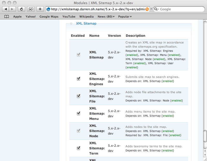 submitting your site map to search engines drupal org